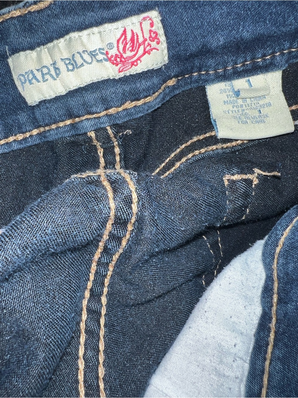 Paris blues juniors size 1 jeans